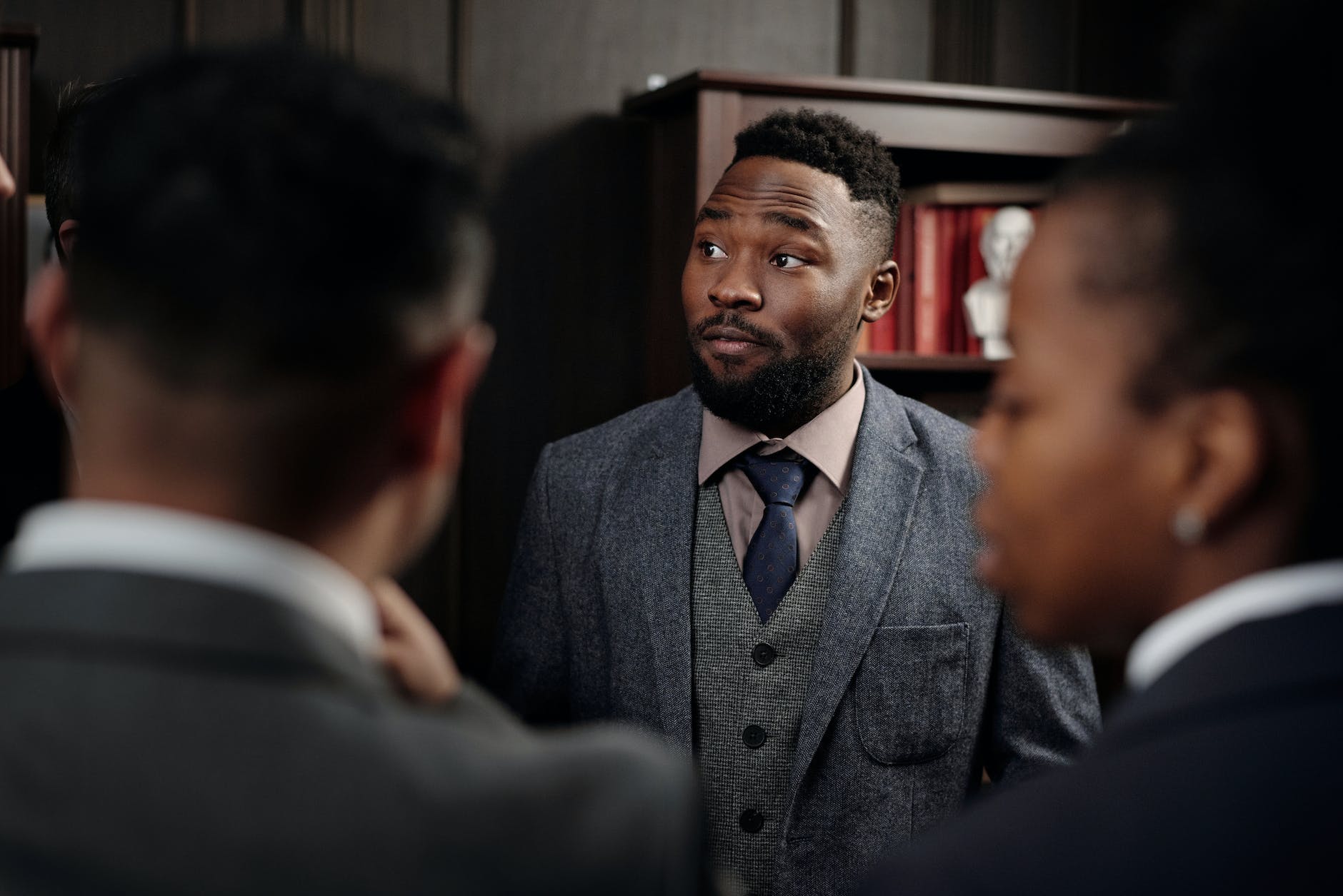 businessman in a suit